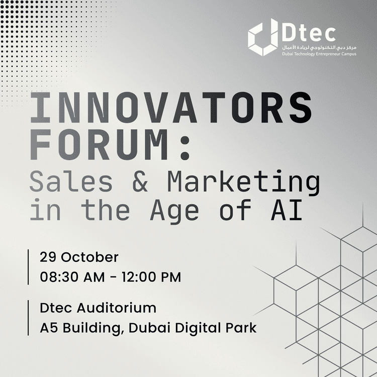 Cover image for Dtec Innovators Forum: Sales & Marketing in the Age of AI