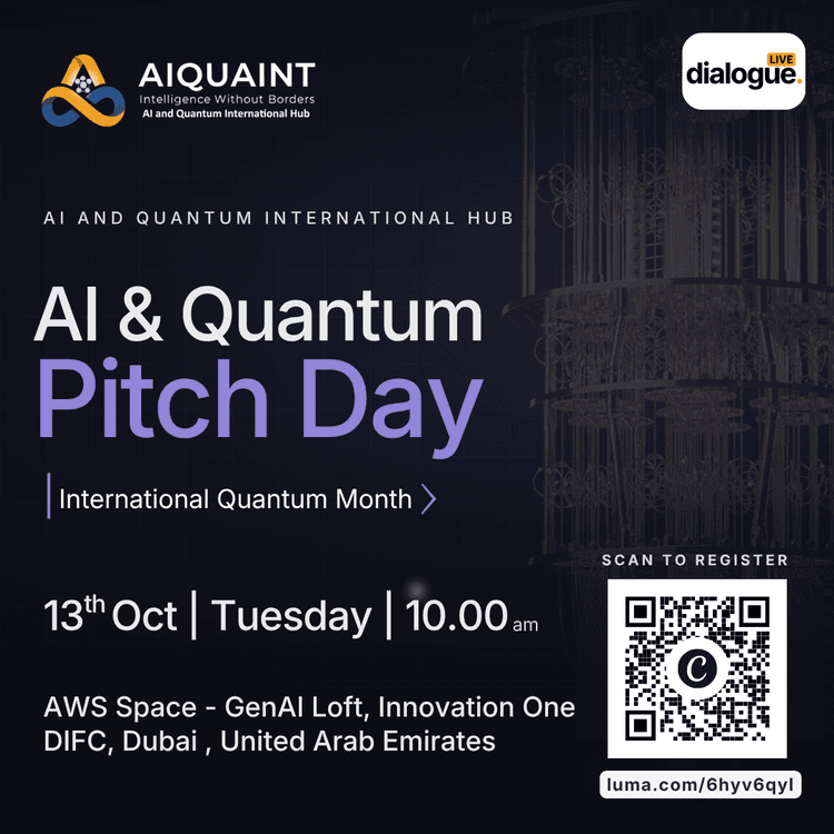 Cover image for AI & Quantum Pitch Day (International Quantum Month)