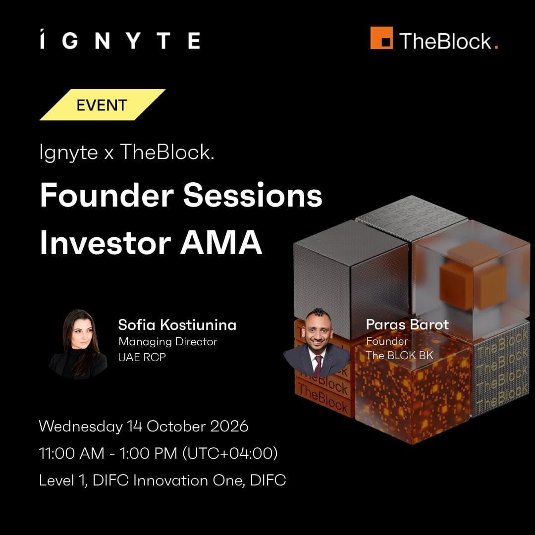 Cover image for Ignyte x TheBlock.: Founder Sessions 4