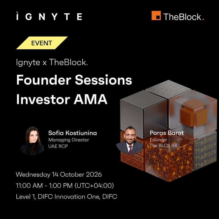 Cover image for Ignyte x TheBlock.: Founder Sessions 4