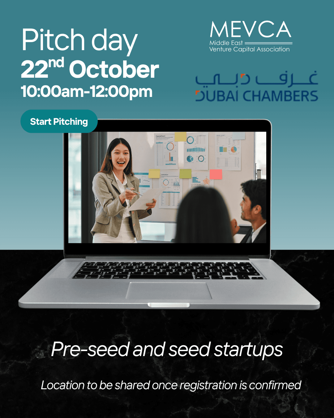 Cover image for Pitch Day: Dubai Chambers x MEVCA