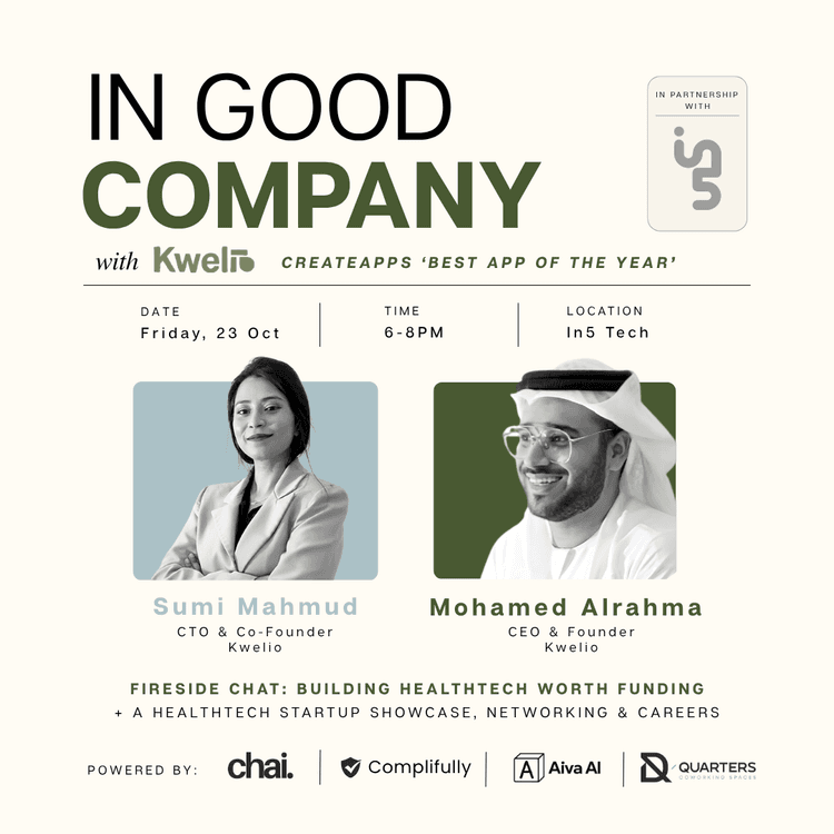 Cover image for In Good Company: Kwelio, the story behind Dubai's App of the Year