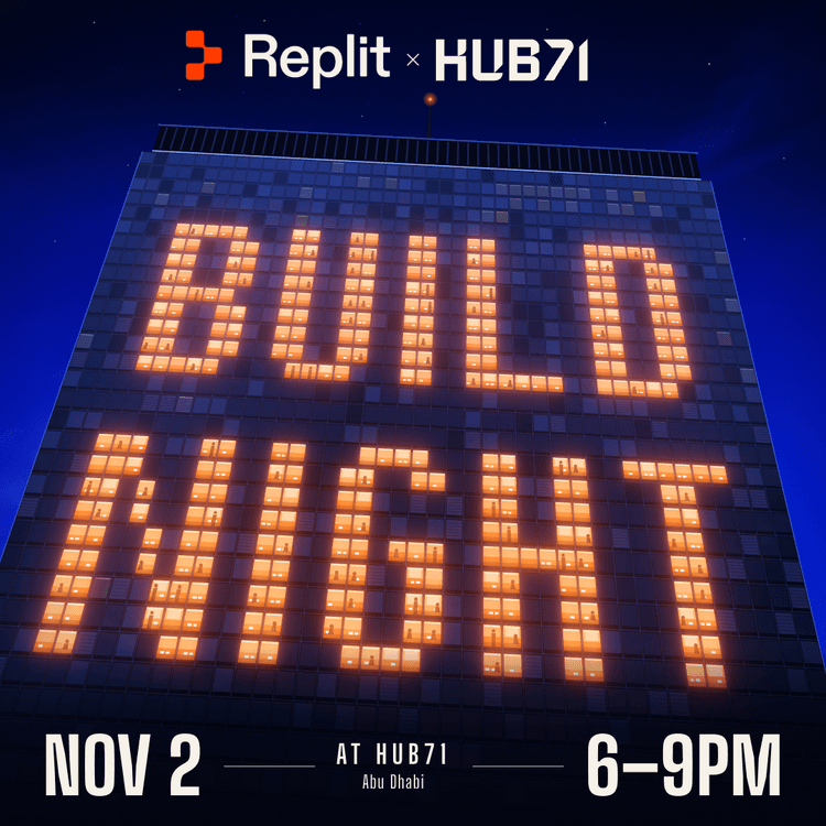 Cover image for Replit x Hub71: Build Night
