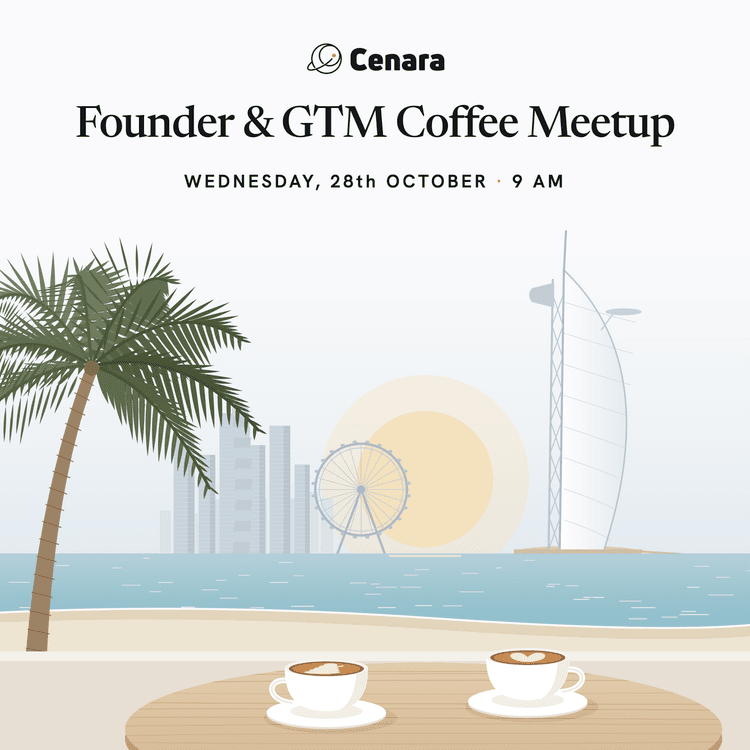 Cover image for Founder & GTM Coffee Meetup with Cenara (Antler) | B2B Revenue Leaders