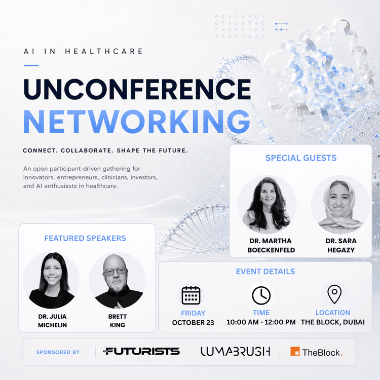 Cover image for AI in Healthcare Unconference. Networking- Edition 4
