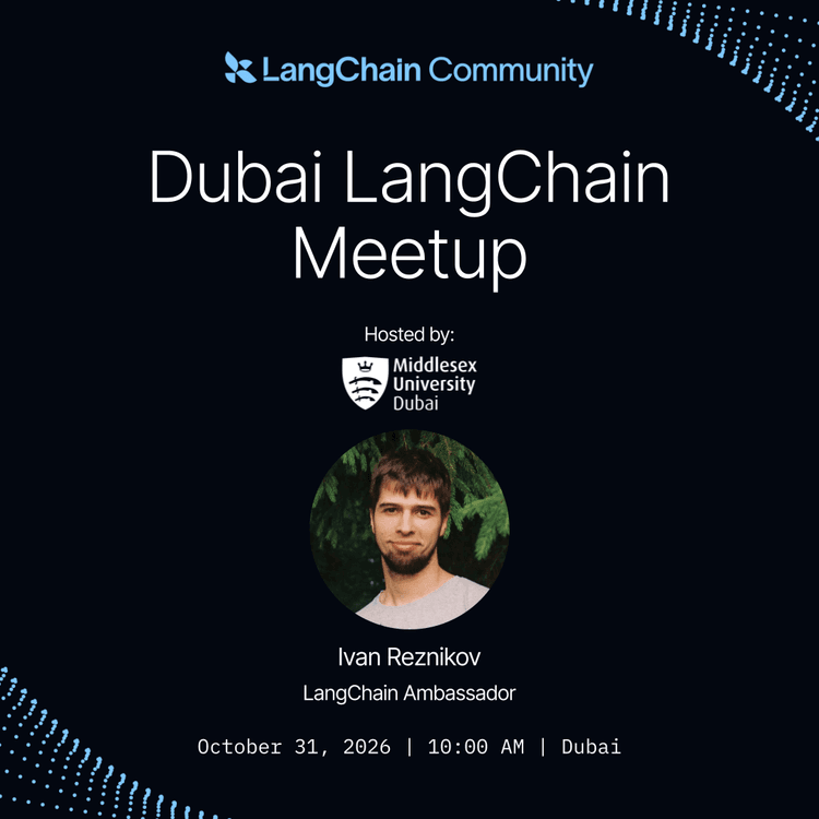 Cover image for Dubai LangChain Meetup 2026