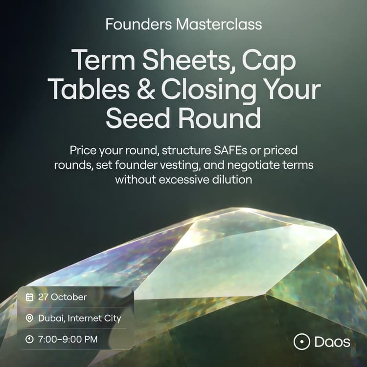 Cover image for Masterclass: Term Sheets, Cap Tables & Closing Your Seed Round