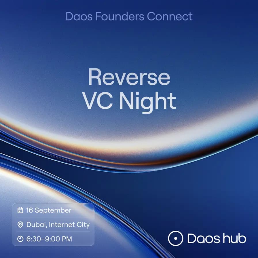 Cover image for Daos Founders Connect: Reverse VC Pitch Night