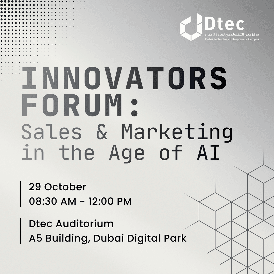 Cover image for Dtec Innovators Forum: Sales & Marketing in the Age of AI
