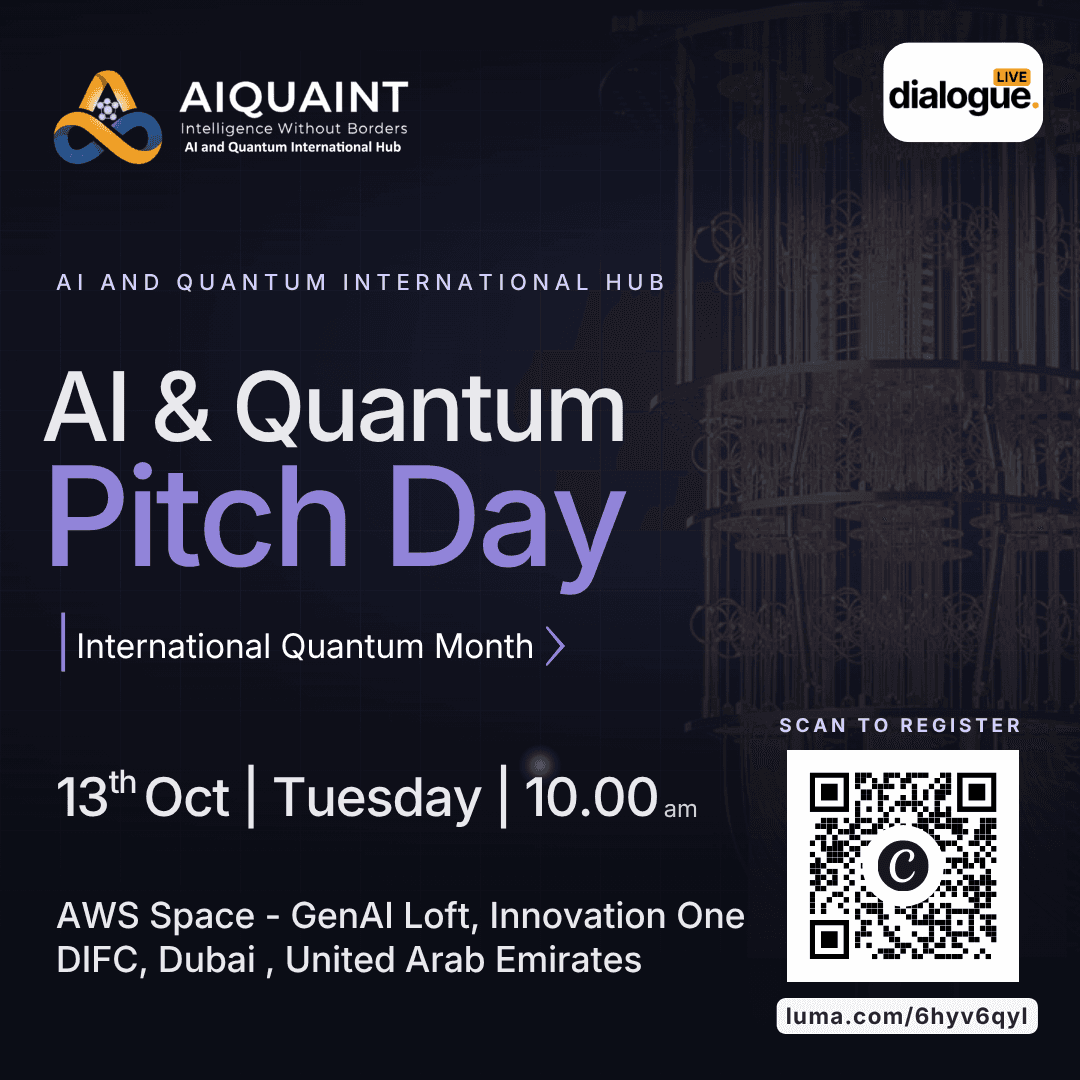 Cover image for AI & Quantum Pitch Day (International Quantum Month)