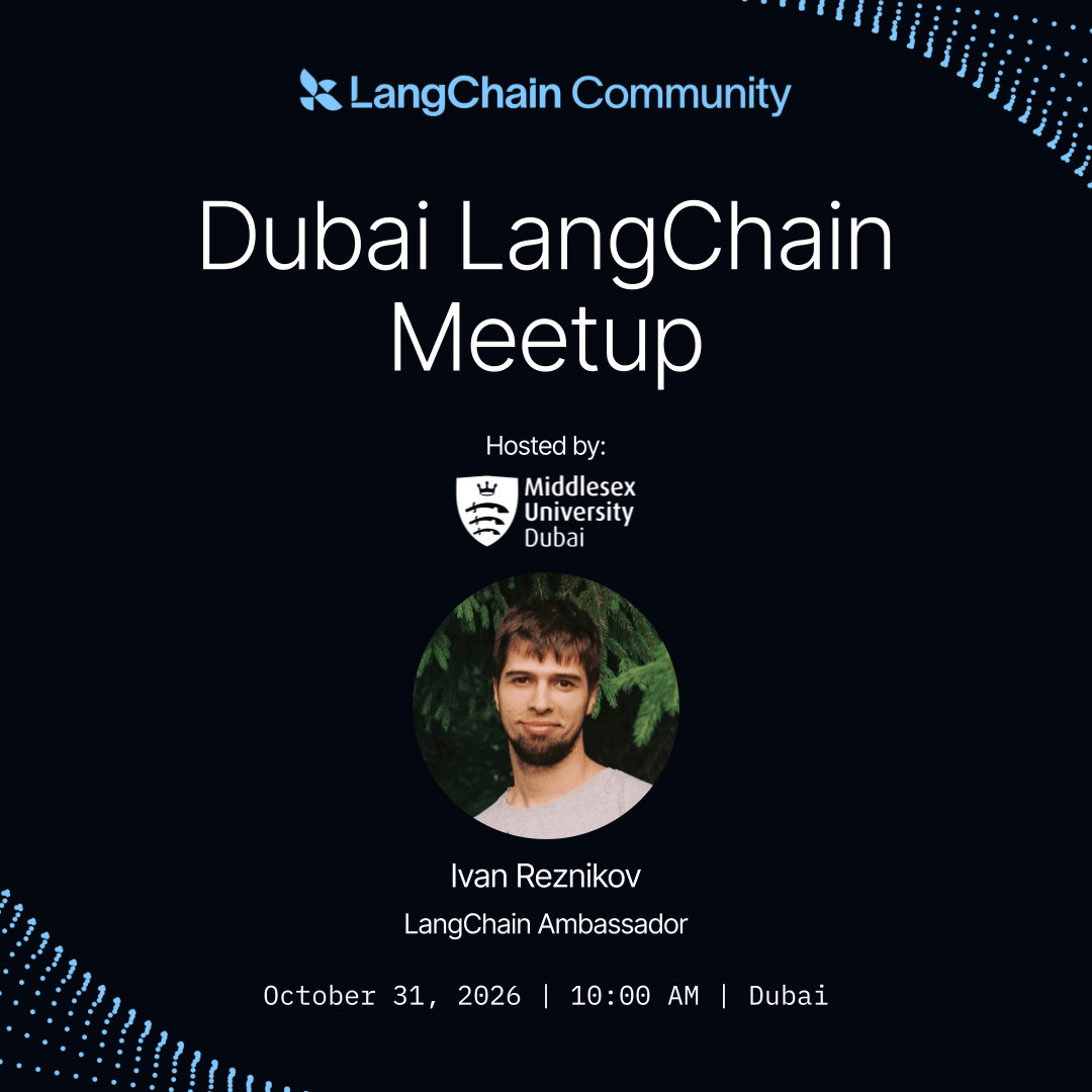 Cover image for Dubai LangChain Meetup 2026